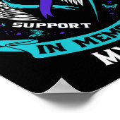 自殺認識度シャツ叔母が行ったがフォルゴットではない ポスター (角)