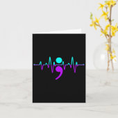 自殺認識度ハートビートハッピーリボンサポートG カード (黄色い花)