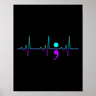 自殺認識度ハートビートハッピーリボンサポートG ポスター
