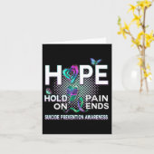 自殺認識度ホープHold On Pain Ends G カード (黄色い花)