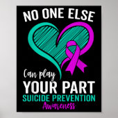 自殺認識度メンタルヘルス自殺 ポスター (正面)