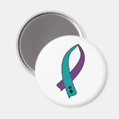 自殺認識度リボン マグネット (正面/裏面)