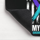 自殺認識度予防おじいちゃん女性男性名 マウスパッド (コーナー)