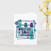 自殺認識度危機生存線Groovy自殺P カード (黄色い花)