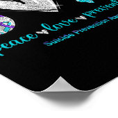 自殺認識度平和ラブ防止1 ポスター (角)