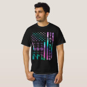 自殺認識度強い米国アメリカンの苦悩を維持 Tシャツ (正面フル)