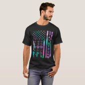自殺認識度強い米国アメリカンの苦悩を維持 Tシャツ (正面フル)