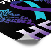 自殺認識度息子の翼のカバーハート ポスター (角)