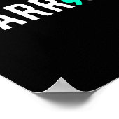 自殺認識度戦士デザインギフト精神用 ポスター (角)