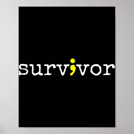 自殺認識度支援シンボル回復サバイバー ポスター (正面)