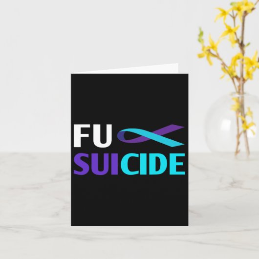 自殺認識度支援遺族 カード (黄色い花)