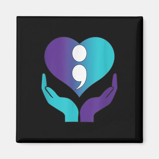 自殺認識度日 マグネット (正面)