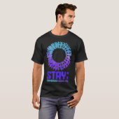自殺認識度月滞在メンタルヘルスS Tシャツ (正面フル)