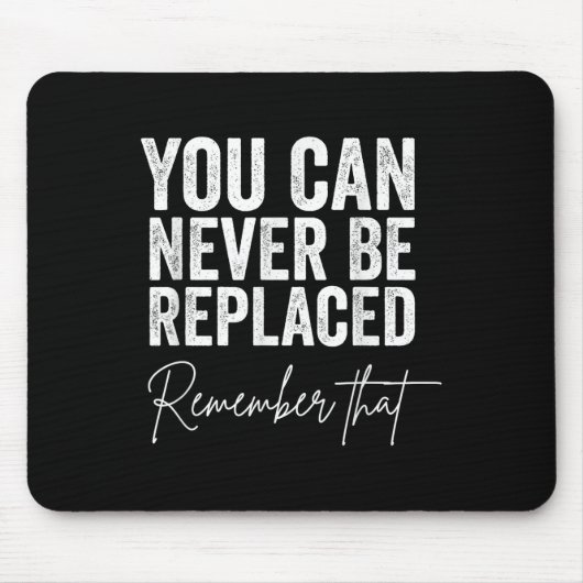 自殺認識度決して置き換えられない思い出 マウスパッド (正面)