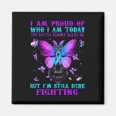 自殺認識度私誇りを持ったは今日の私である マグネット (正面)