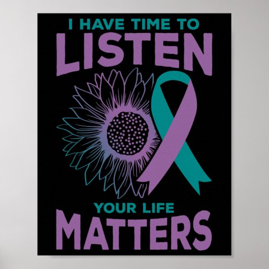 自殺認識度聞カウンセルGiに時間がある ポスター (正面)