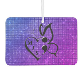 自殺認識度蝶セミコロンハート カーエアーフレッシュナー