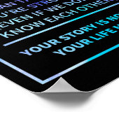 自殺認識度防止セミコロン精神療法 ポスター (角)