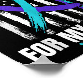 自殺認識度防止女性男性甥Amer ポスター (角)