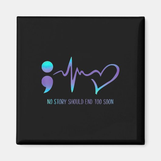 自殺認識度 マグネット (正面)