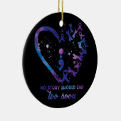 自殺防止に終わりを告げる話はありません セラミックオーナメント (右)