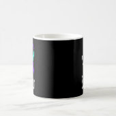 自殺防止の継続セミクロリンリボン対応 コーヒーマグカップ (中央)