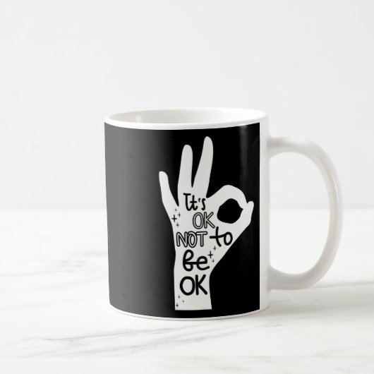 自殺防止アウェアで大丈夫だ コーヒーマグカップ (右)