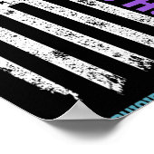 自殺防止アメリカ国旗Hope自殺戦争 ポスター (角)