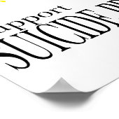 自殺防止ツリー ポスター (角)