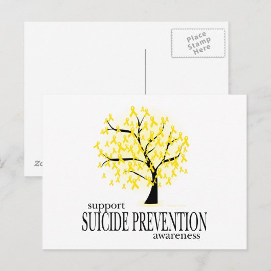 自殺防止ツリー ポストカード (正面/裏面)