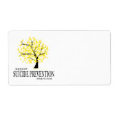 自殺防止ツリー ラベル (正面)