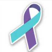 自殺防止リボン シール (正面)