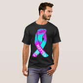自殺防止リボン Tシャツ (正面フル)