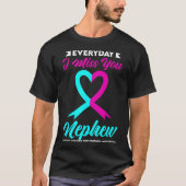 自殺防止啓発おばさん Tシャツ (正面)