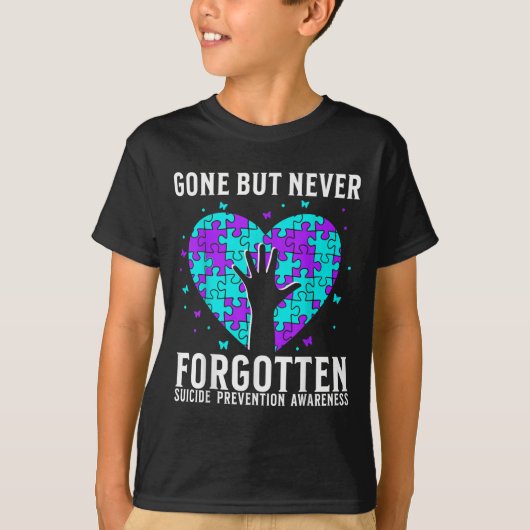 自殺防止啓発 自殺防止認識 Tシャツ (正面)