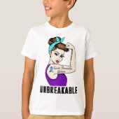 自殺防止戦士の破れない完璧なstr tシャツ (正面)