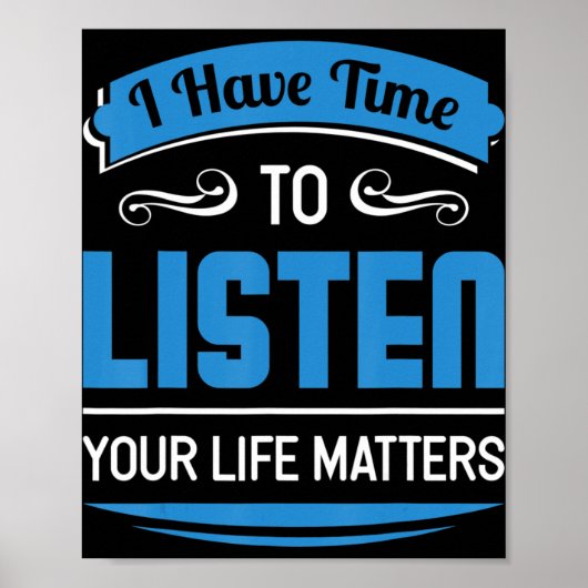 自殺防止精神保健相談員とDe ポスター (正面)