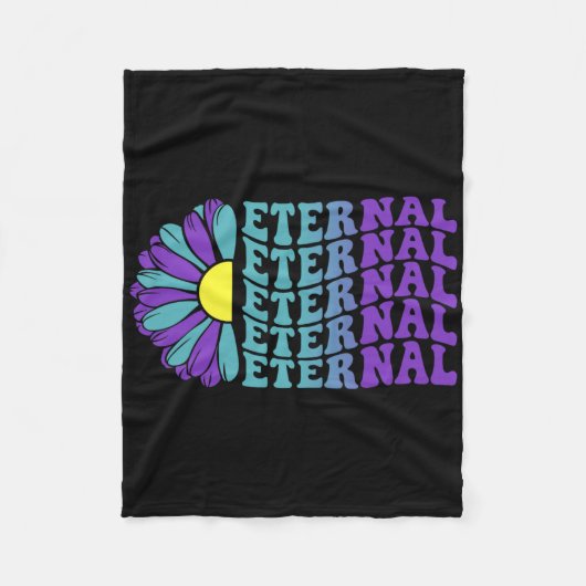 自殺防止精神保健認識度 フリースブランケット (正面)