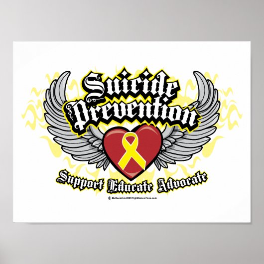 自殺防止翼 ポスター (正面)
