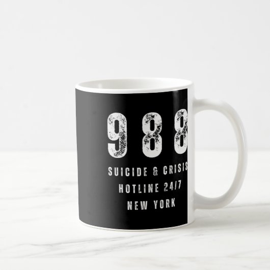 自殺防止認識度うつ病 コーヒーマグカップ (右)