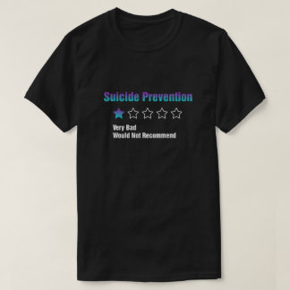 自殺防止認識度が悪くない Tシャツ