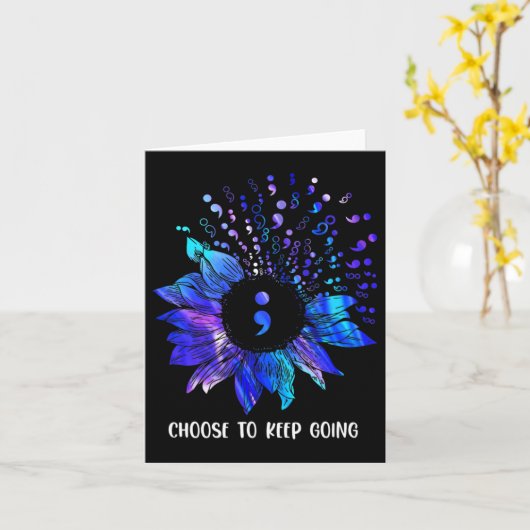 自殺防止認識度が行保く カード (黄色い花)