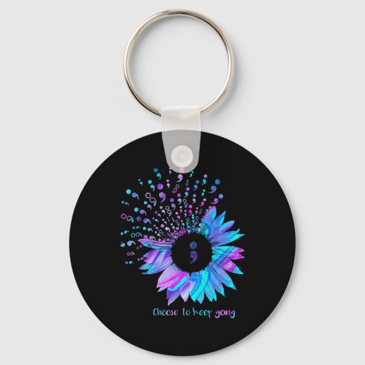 自殺防止認識度が行保く キーホルダー (正面)