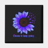 自殺防止認識度が行保く マグネット (正面)