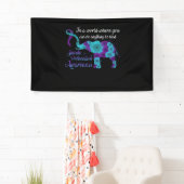 自殺防止認識度ひまわり象 横断幕 (インサイチュ)