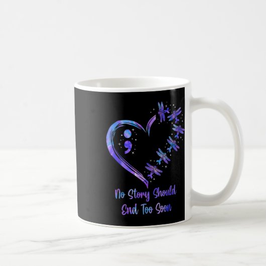 自殺防止認識度ウィークSemicolon Dragon コーヒーマグカップ (右)