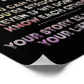 自殺防止認識度シャツのライフ ポスター (角)