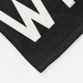 自殺防止認識度ティール(緑がかった色)及び紫リブ フリースブランケット (角)