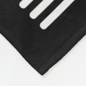 自殺防止認識度ティール（緑がかった色）及び紫リブ フリースブランケット (角)