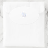 自殺防止認識度トンボ 楕円形シール (バッグ)